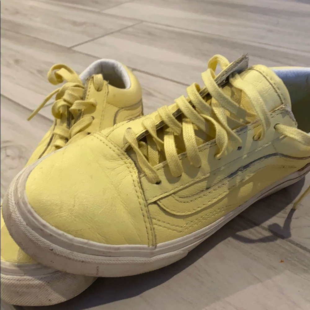 Yellow Vans size 5 in Women